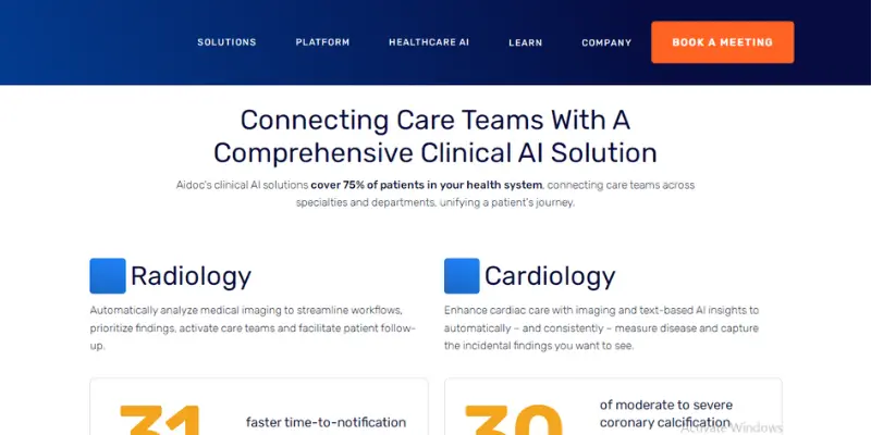 Aidoc 1 Aidoc Homepage View
