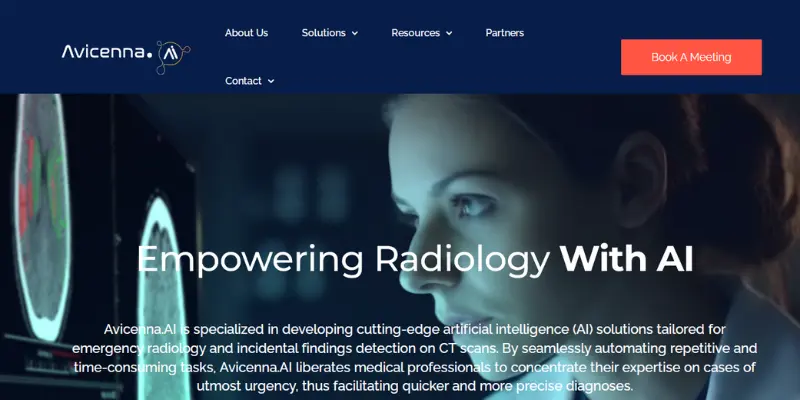 Avicenna Website View Avicenna Homepage View