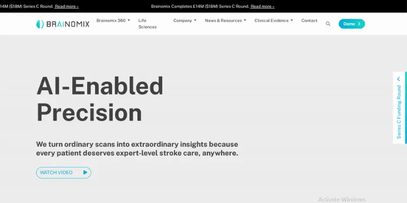 Brainomix Homepage