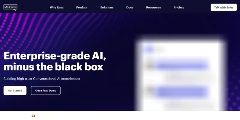 Homepage For Rasa